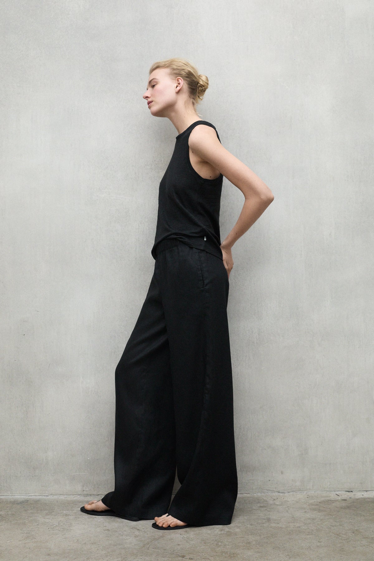 PANTALON MOSSI NOIR