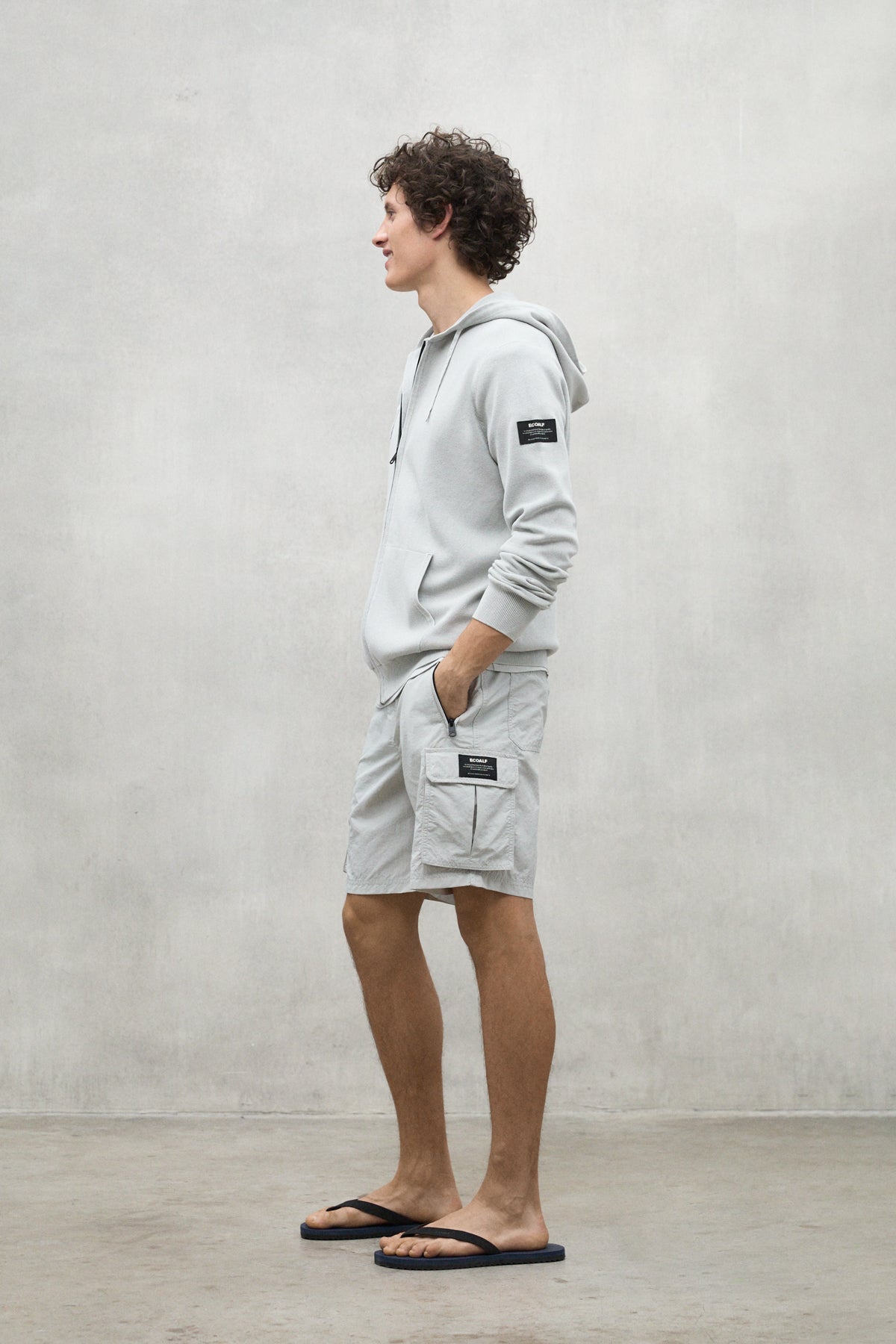 LIGHT GREY ALISTE SHORTS