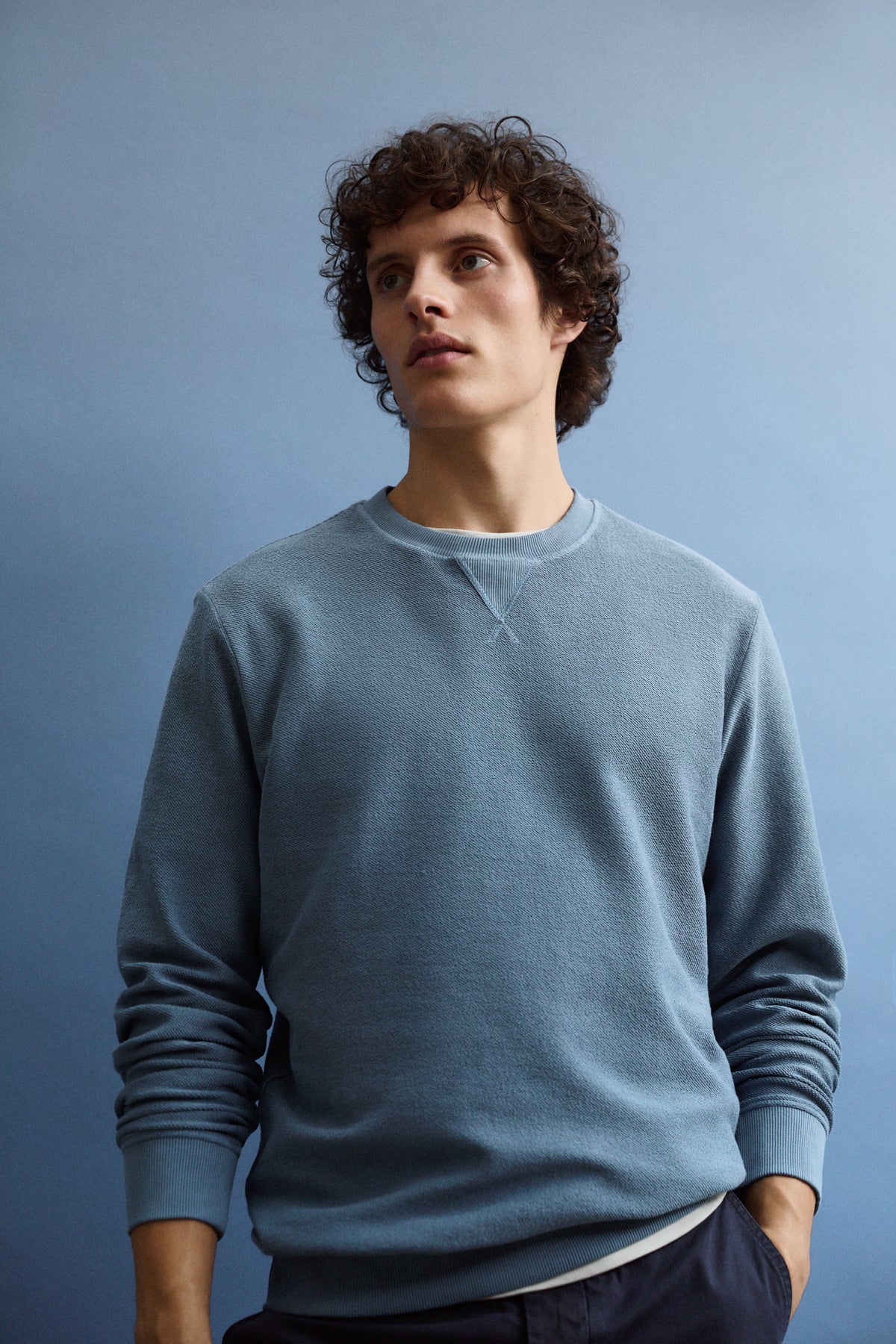 SUDADERA NEWARK AZUL