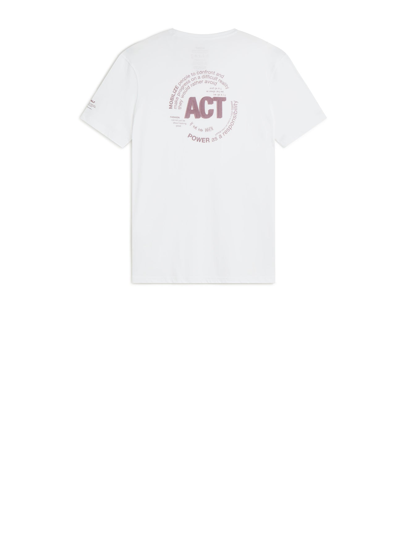 T-SHIRT ACT BLANC