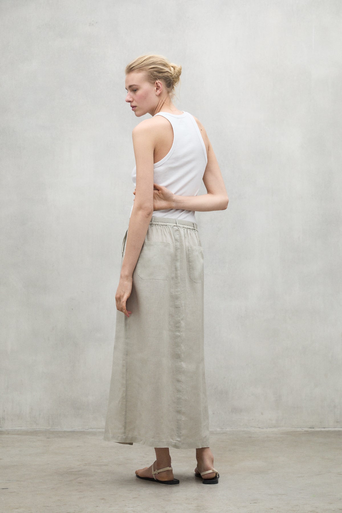 JUPE LARA BEIGE